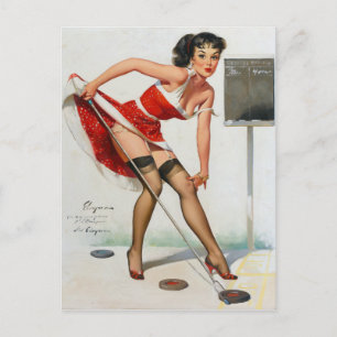 Shuffleboard Pin Up remains the same as there is n Postkarte