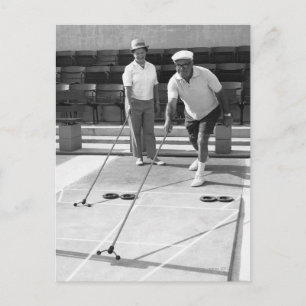 Shuffleboard Postkarte