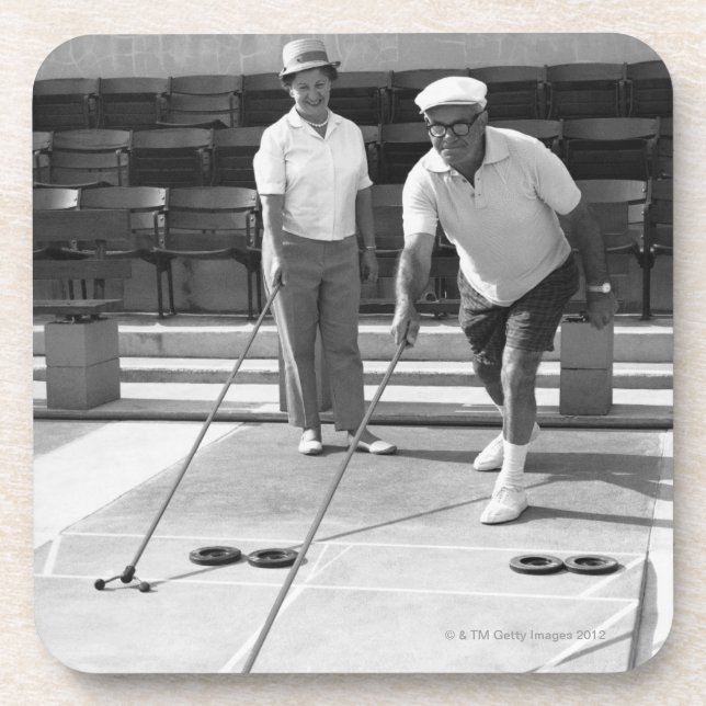 Shuffleboard Untersetzer (Vorderseite)