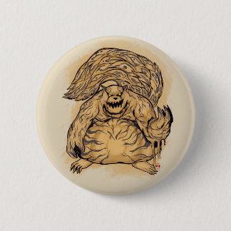 Shukaku der ein angebundene Tierknopf Button