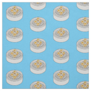 Shumai dim sum Cartoon Illustration Stoff