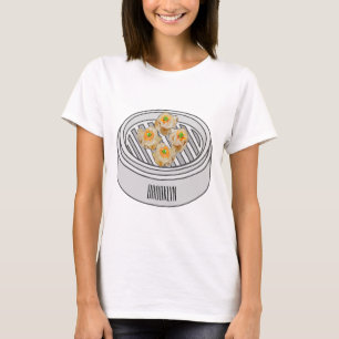 Shumai dim sum Cartoon Illustration T-Shirt