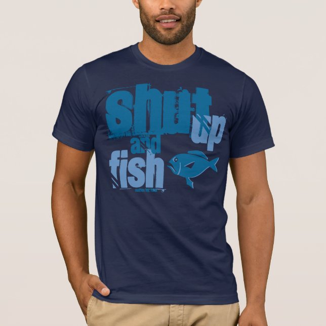 Shup and Fish - Funny Fishing Shirts (Vorderseite)