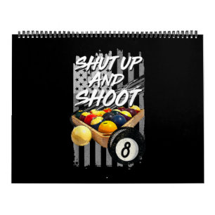 Shup und Shoot Billard 8 Ball Pool Player Kalender