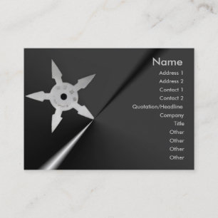 Shuriken Business Card Visitenkarte