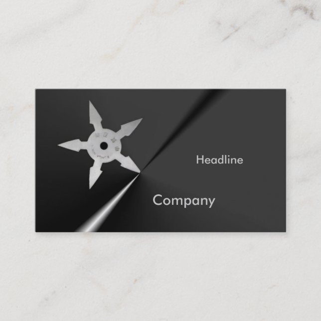 Shuriken Business Card Visitenkarte (Vorderseite)