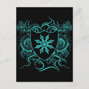 Shuriken Dragons Postkarte