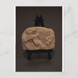 SHUSH MUSEUM, Ausstellung 01, gezeichnete Keiltabl Postkarte