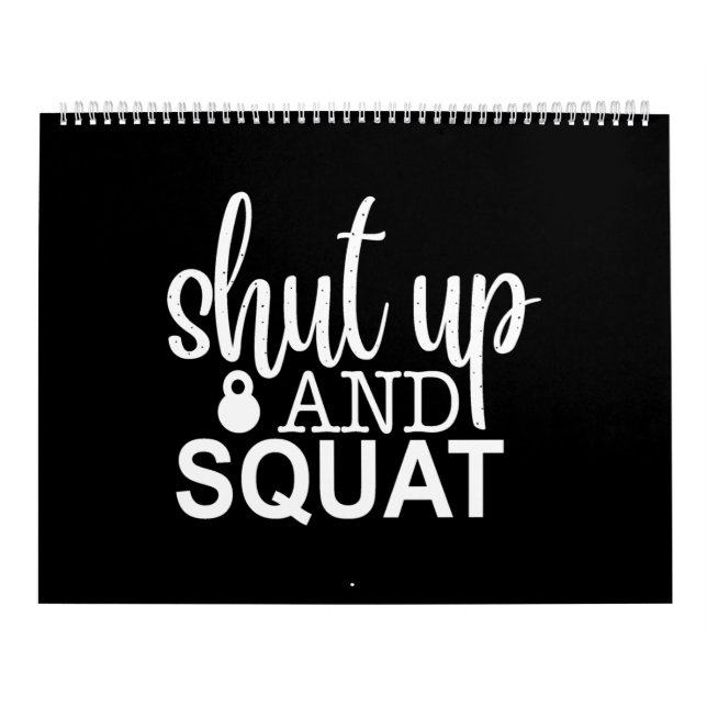 shut up and squad kalender (Titelbild)