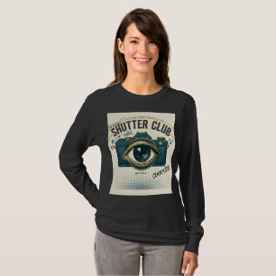 Shutter Club Kamera Langarm T-Shirt