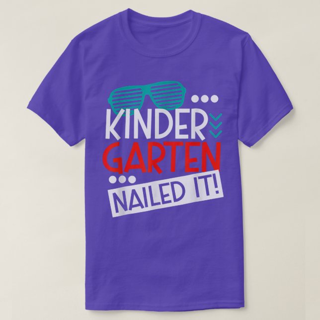 Shutter Sunglass Kindergarten Nails IT Student Gr T-Shirt (Design vorne)