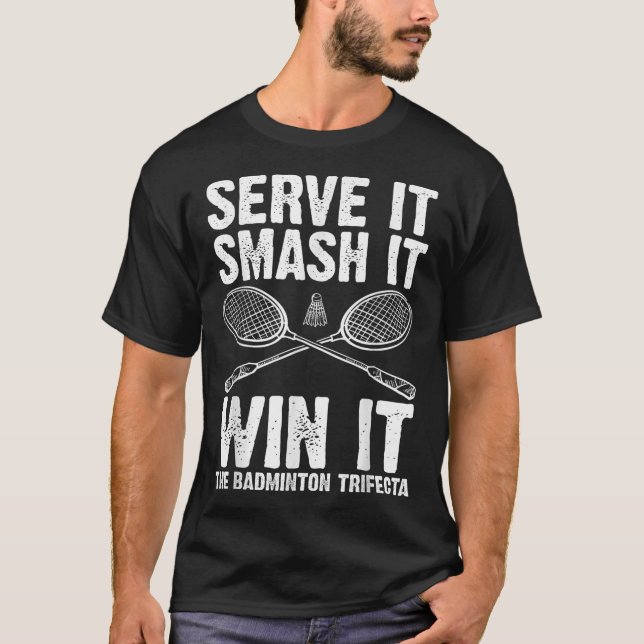 Shuttle Badminton _9 T-Shirt (Vorderseite)