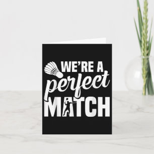 Shuttle Badminton Coach Perfect Badminton Player Karte
