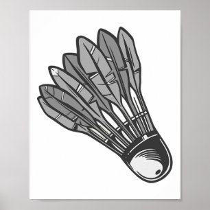 Shuttle Badminton Liebe Team Player Coach 1 Poster