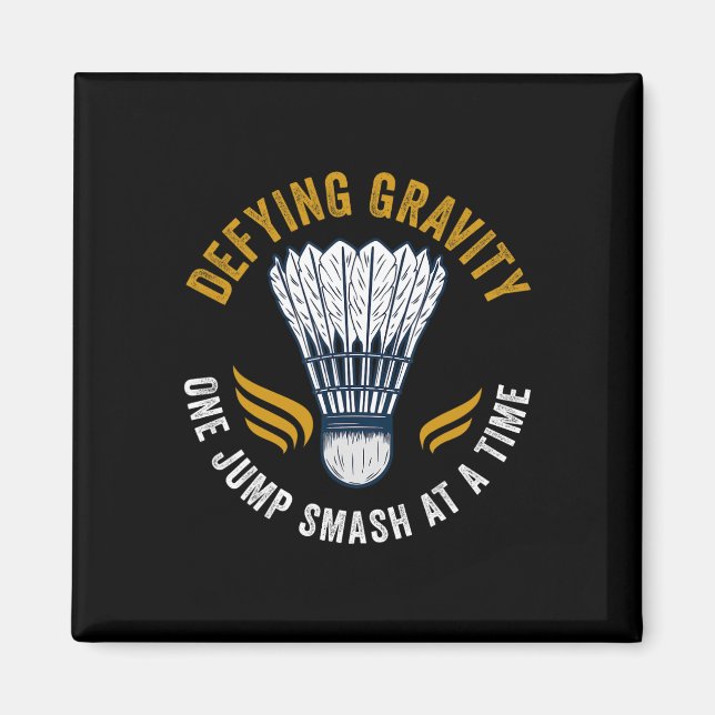 Shuttle Badminton Magnet (Vorne)