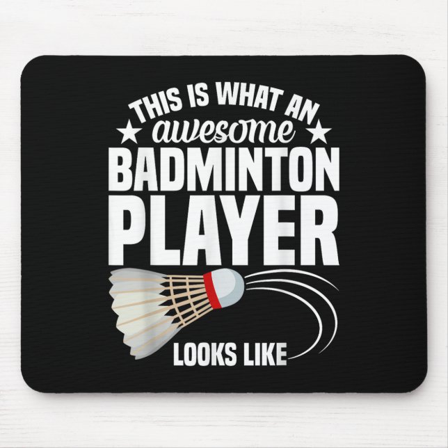 Shuttle Badminton Match Phantastisch Badminton Pla Mousepad (Vorne)