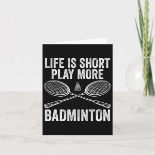 Shuttle Badminton Player 8 Karte