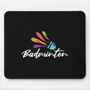 Shuttle Badminton Player Racket Sports Coach Team Mousepad