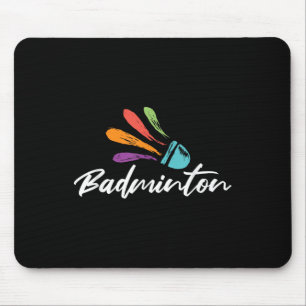 Shuttle Badminton Player Racket Sports Coach Team Mousepad