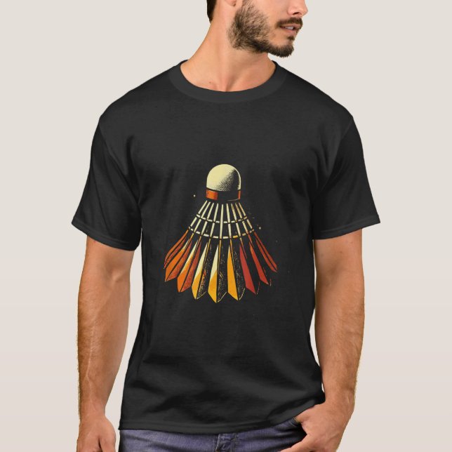 Shuttle Badminton Player T-Shirt (Vorderseite)