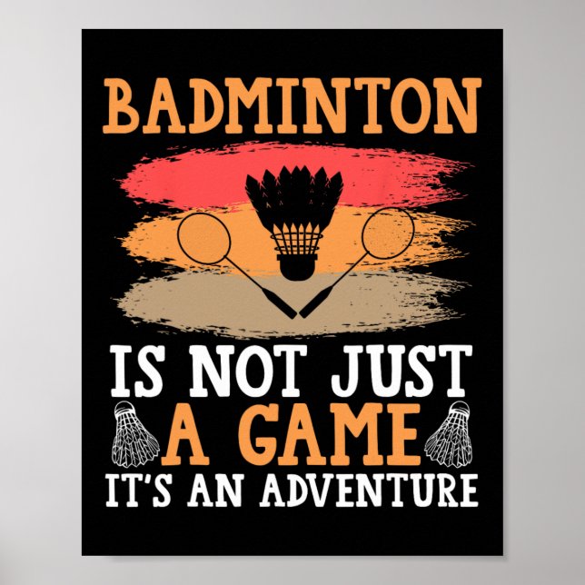 Shuttle Badminton Poster (Vorne)