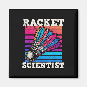 Shuttle Badminton Scientist Magnet