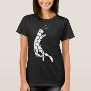 Shuttle Badminton Squash Badminton Player T-Shirt
