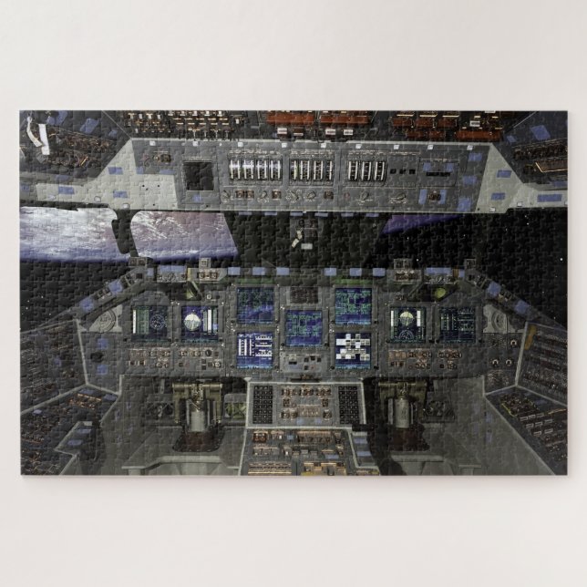 Shuttle-Cockpit-Puzzle Puzzle (Horizontal)
