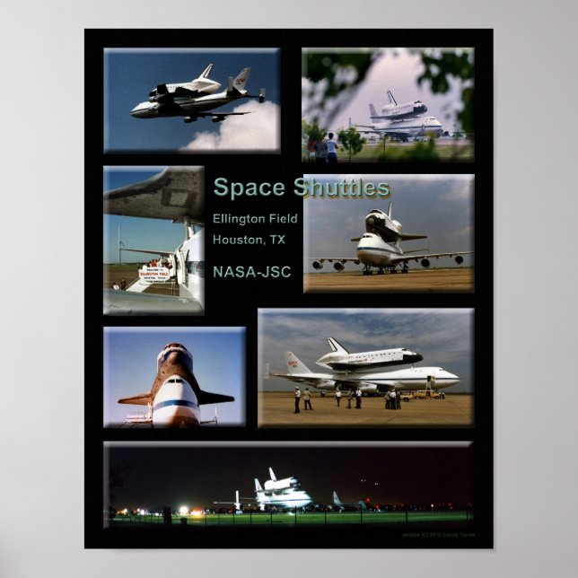 Shuttle-Collage Poster (Vorne)