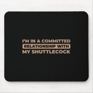 Shuttle Court - Racket Racquet Team Player Badmint Mousepad