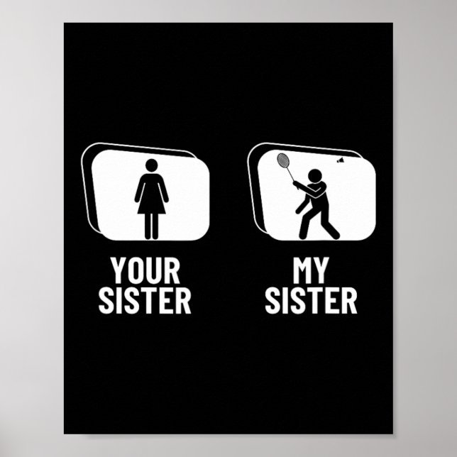 Shuttle deine Schwester, meine Schwester Bruder Fu Poster (Vorne)