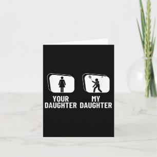 Shuttle Deine Tochter meine Tochter Mama Funny Bad Karte