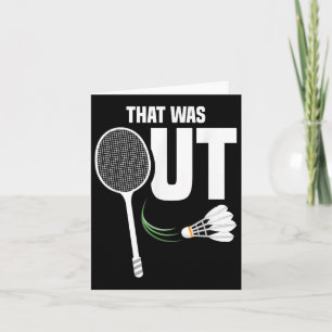 Shuttle Don't Woll Team Shuttle Coach Badminton Karte