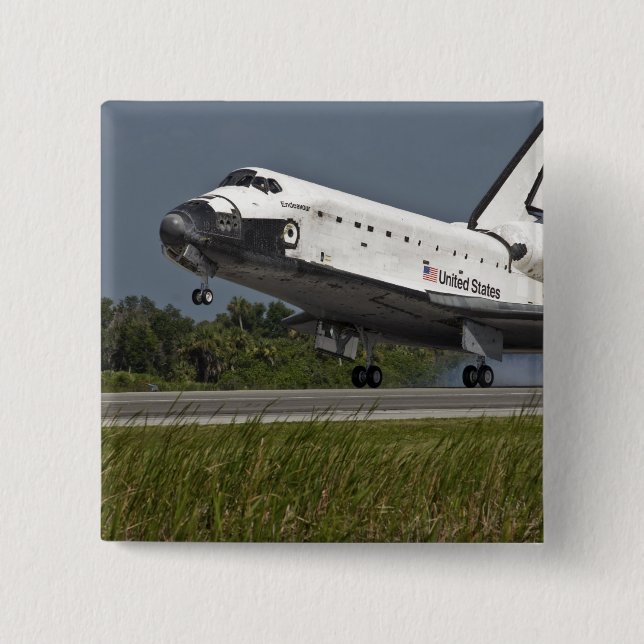 Shuttle Endeavor landet Kennedy Space Center Button (Vorderseite)