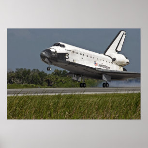 Shuttle Endeavor landet Kennedy Space Center Poster