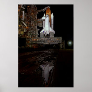 SHUTTLE ENDEAVOR on LAUNCH PAD Poster