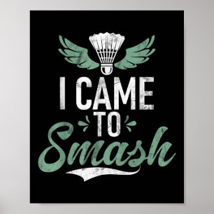 Shuttle Funny Sprichwort kam ich zu treffen Mens B Poster