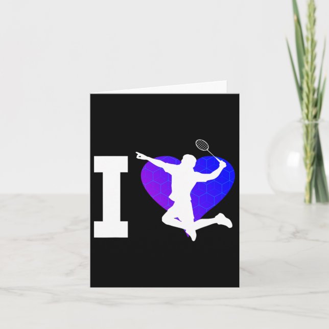 Shuttle für Men Dminton Player Karte (Vorderseite)