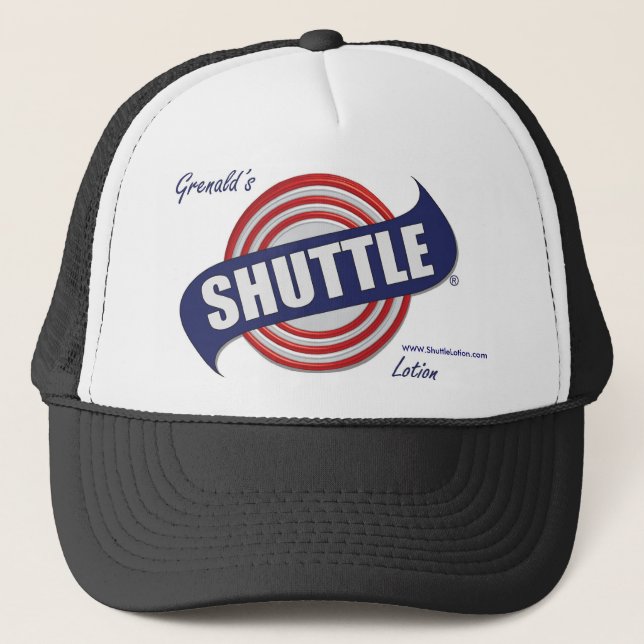 Shuttle gefärbt, WWW.ShuttleLotion.com Truckerkappe (Vorderseite)