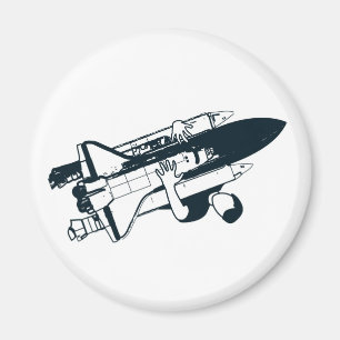 Shuttle Hugger Magnet