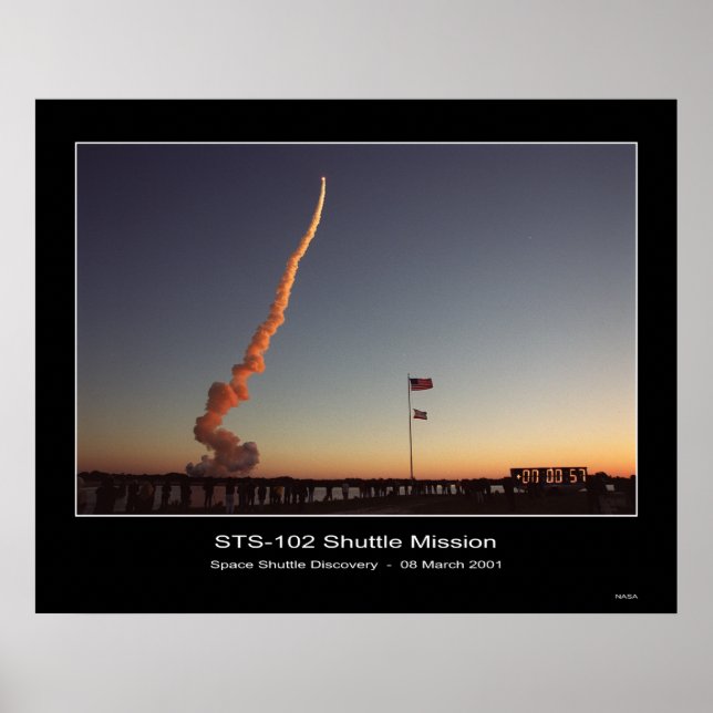 Shuttle-ksc-01pp-0437 Poster (Vorne)
