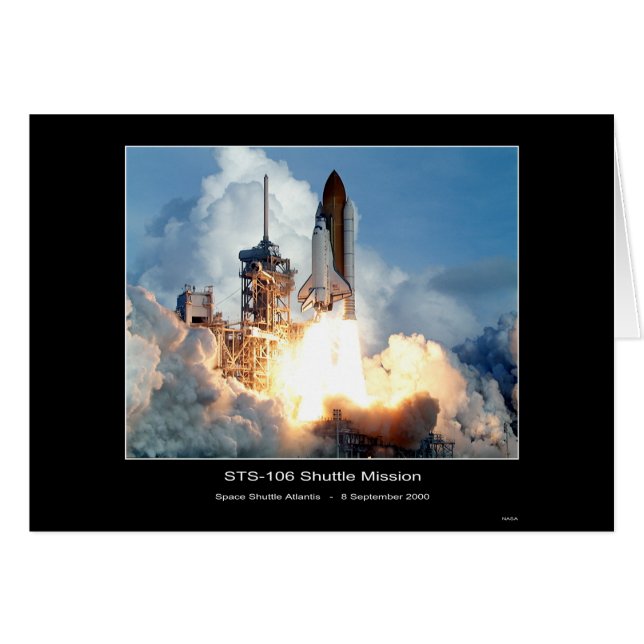 Shuttle-Mission STS 106 (Vorderseite (Horizontal))