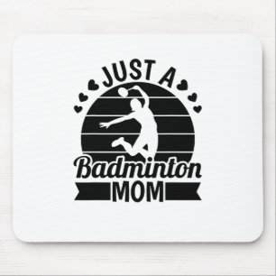 Shuttle Player Court - Team Racket Just A Badminto Mousepad