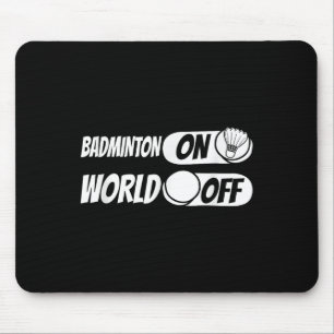 Shuttle Player Team - Racquet Badminton on World O Mousepad