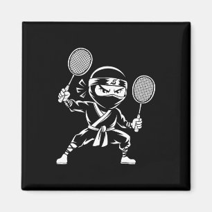 Shuttle Racquet Racket - Team Player Dminton Ninja Magnet