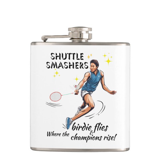 Shuttle Smashing: Wo die Birdie fliegt und champ Flachmann (Vorderseite)
