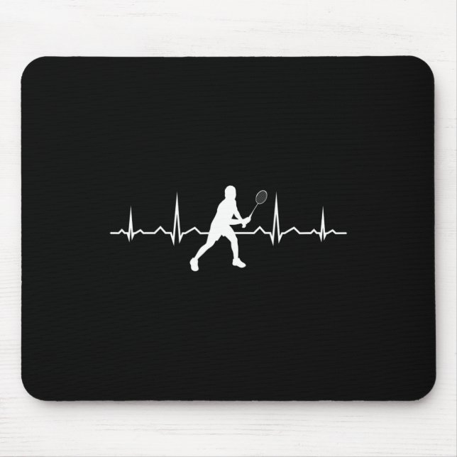 Shuttle Squash Women's Dminton Player Mousepad (Vorne)