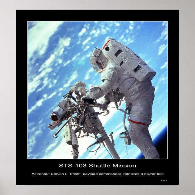 Shuttle-sts103_701_047 Poster (Vorne)