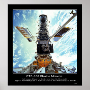 Shuttle-sts103_713_048 Poster