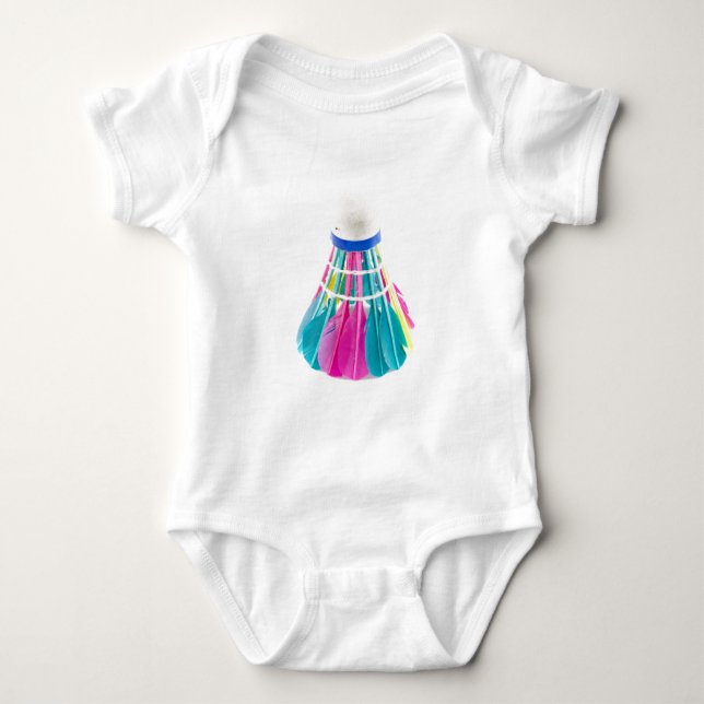 Shuttlecock Baby Strampler (Vorderseite)